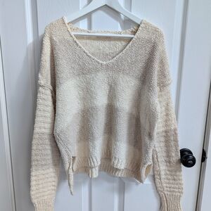 By Together Boho Oversized Knit Sweater